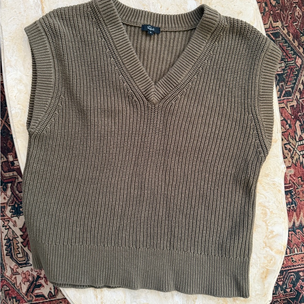 Rails Taupe Knit Sweater Vest